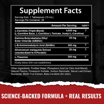 Liquid L-Carnitine 4000MG