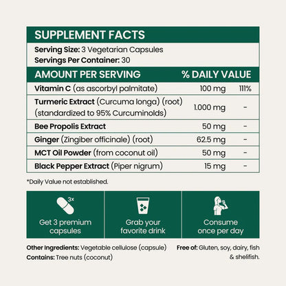 Turmeric Curcumin Capsules